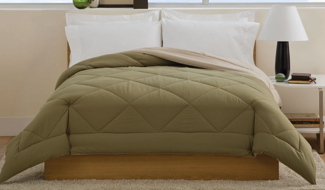 LifeStyles Villa Twin Comforter Olive / Cream at Kmart.com