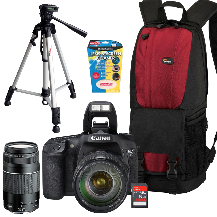 Canon Canon EOS 7D 28-135 Kit, Lens, Memory Card, Trip...