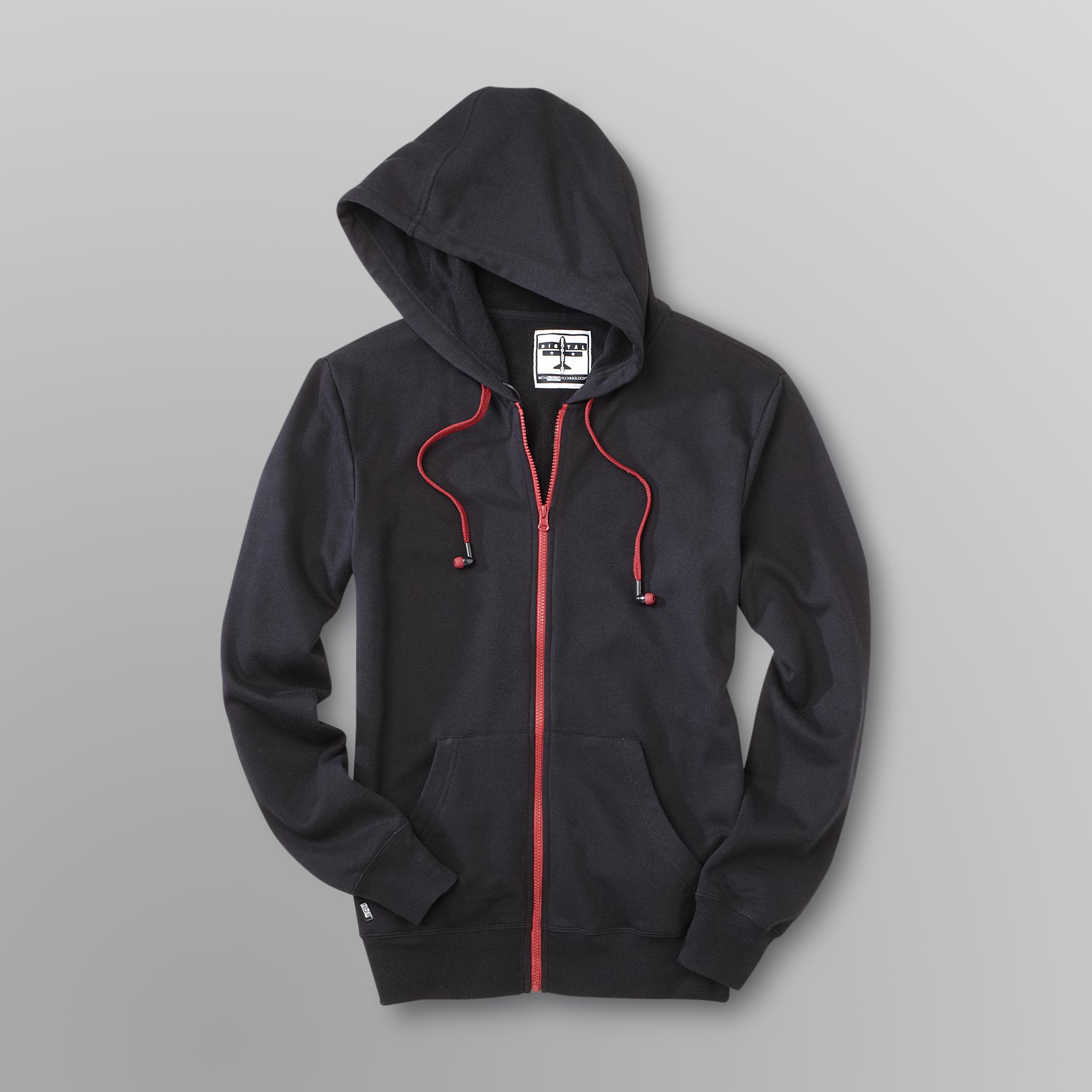 Jacket with headphones built in clearance