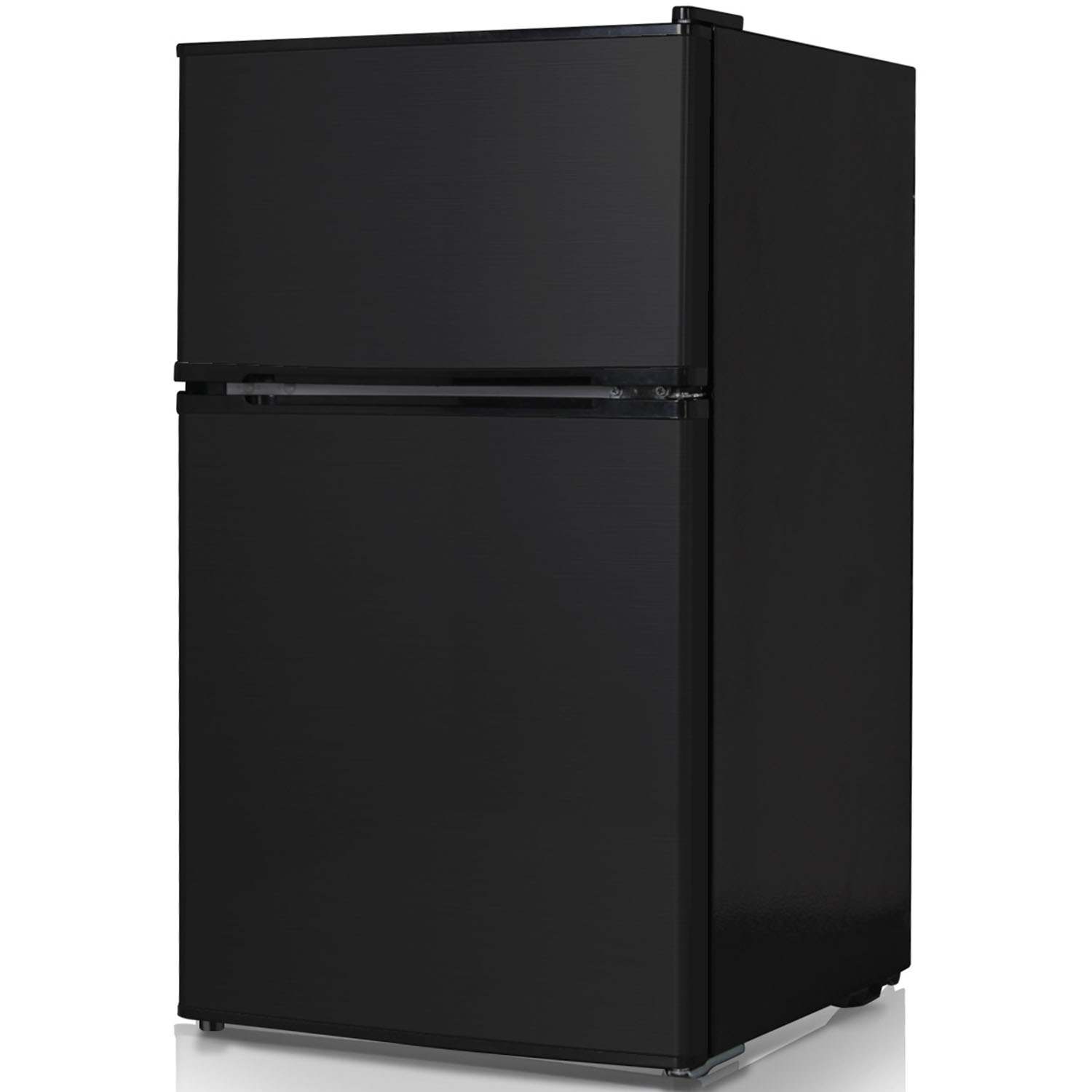 Keystone 3.1 Cu. Ft. Compact 2-Door Refrigerator/Freezer - Black