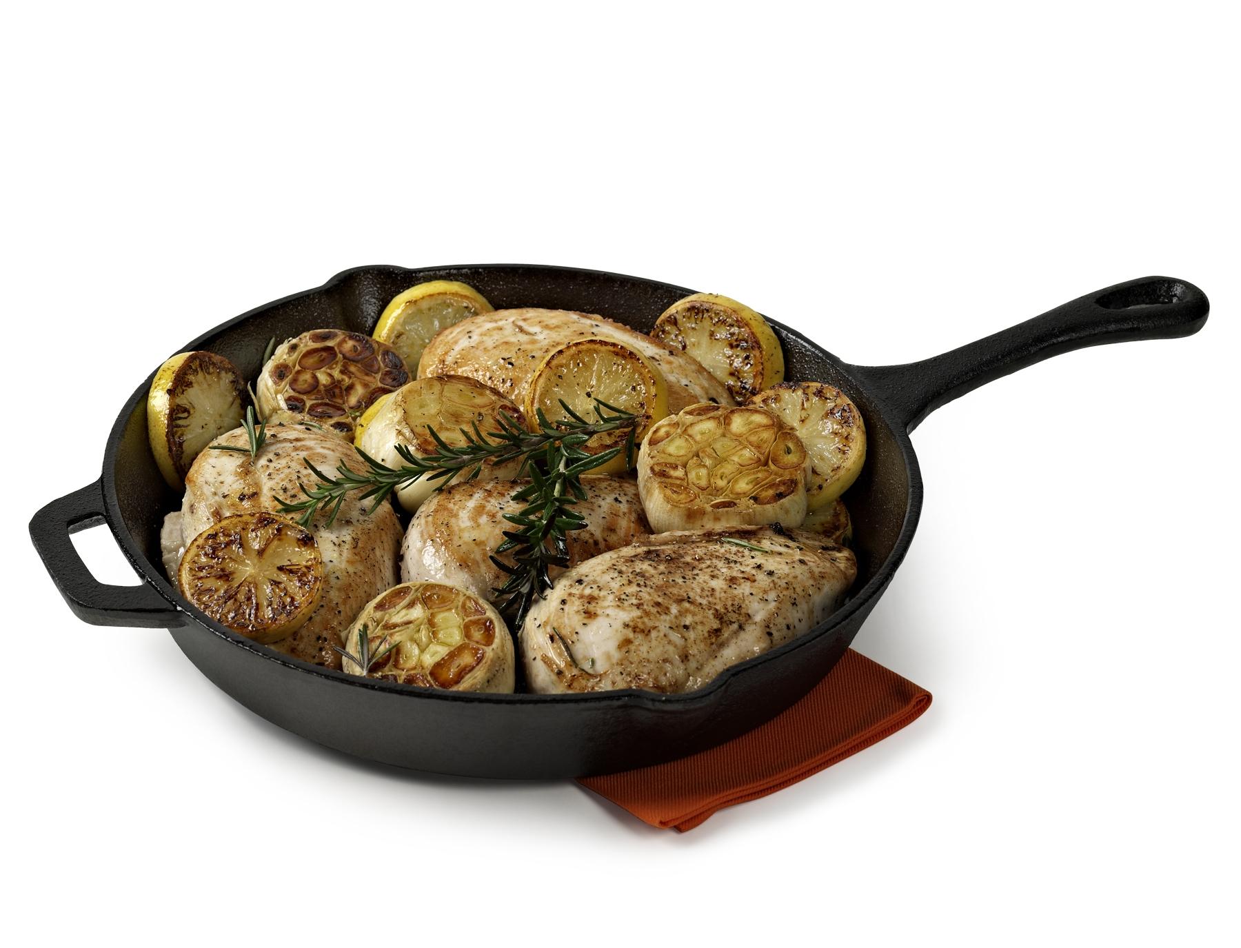 Basic Essentials Cast Iron Skillet Black 12 in.