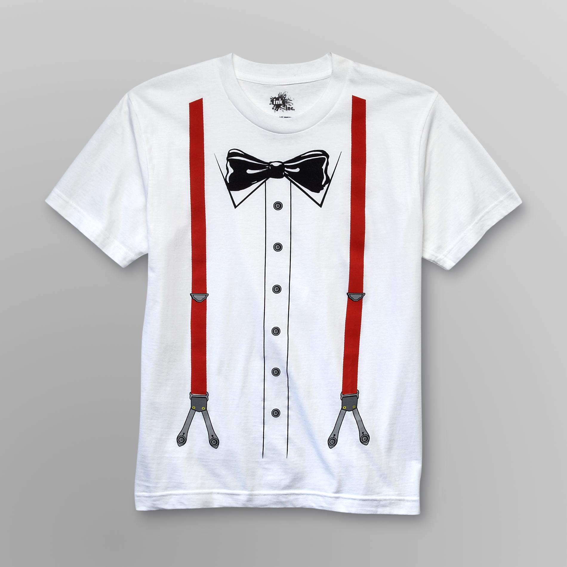 Infinite Visions Boy's Graphic T-Shirt - Tuxedo White