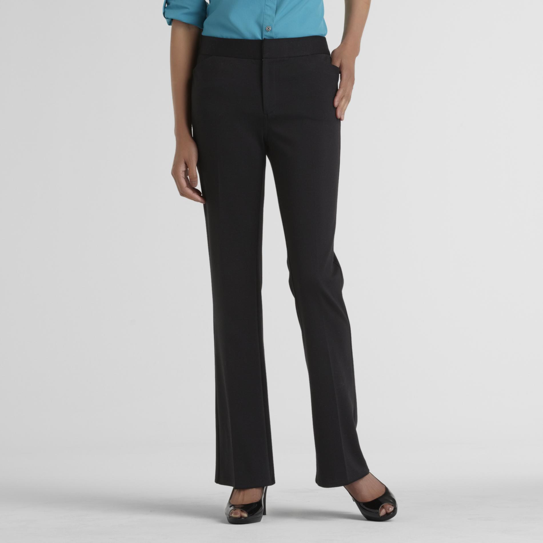 Jaclyn Smith Women's Bootcut Ponte Pants at mygofer.com