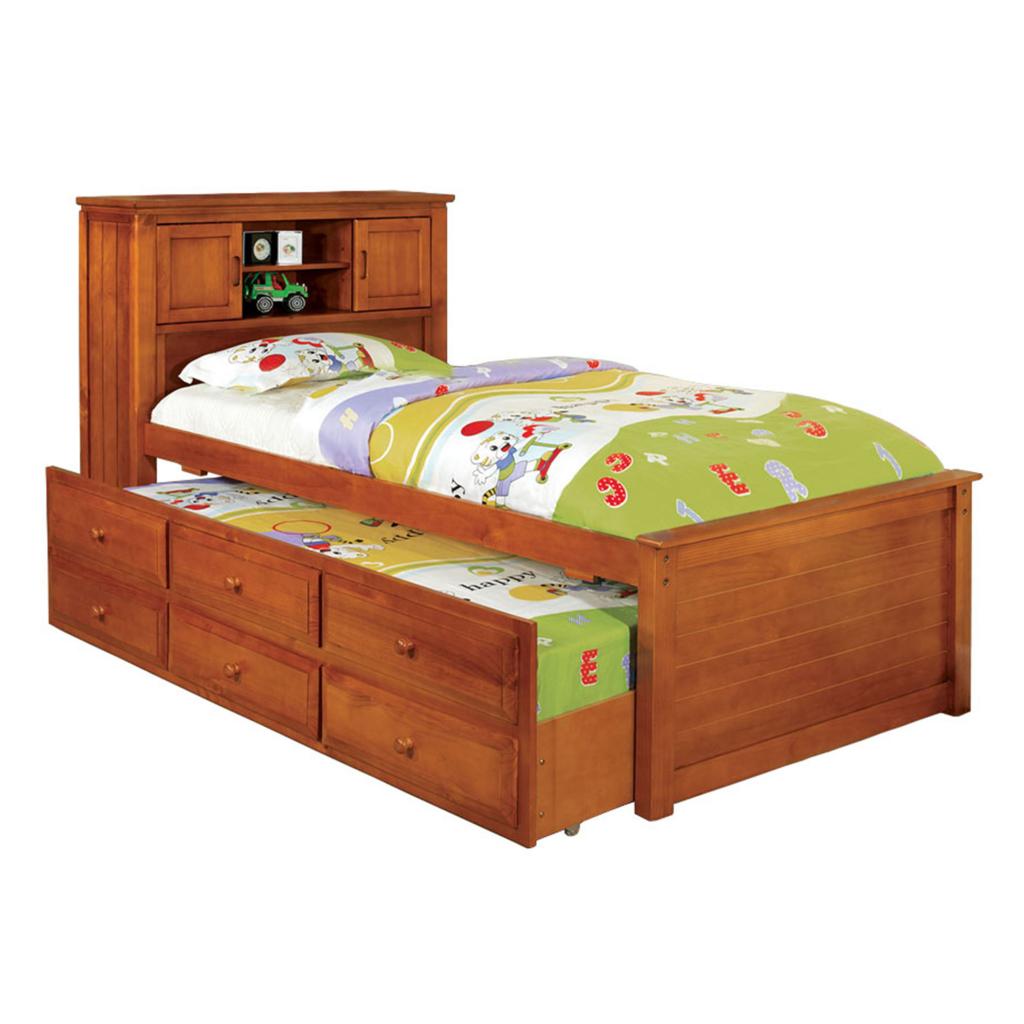 Venetian Worldwide South Land - Captain Twin Bed w/Trundle + 3Drawers - Oak Finish at Sears.com
