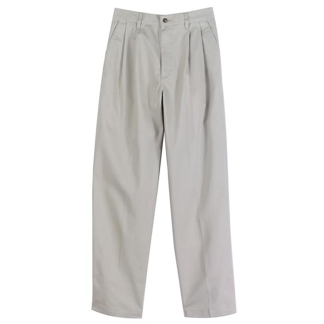 Basic Editions Men's Pleated Twill Pant