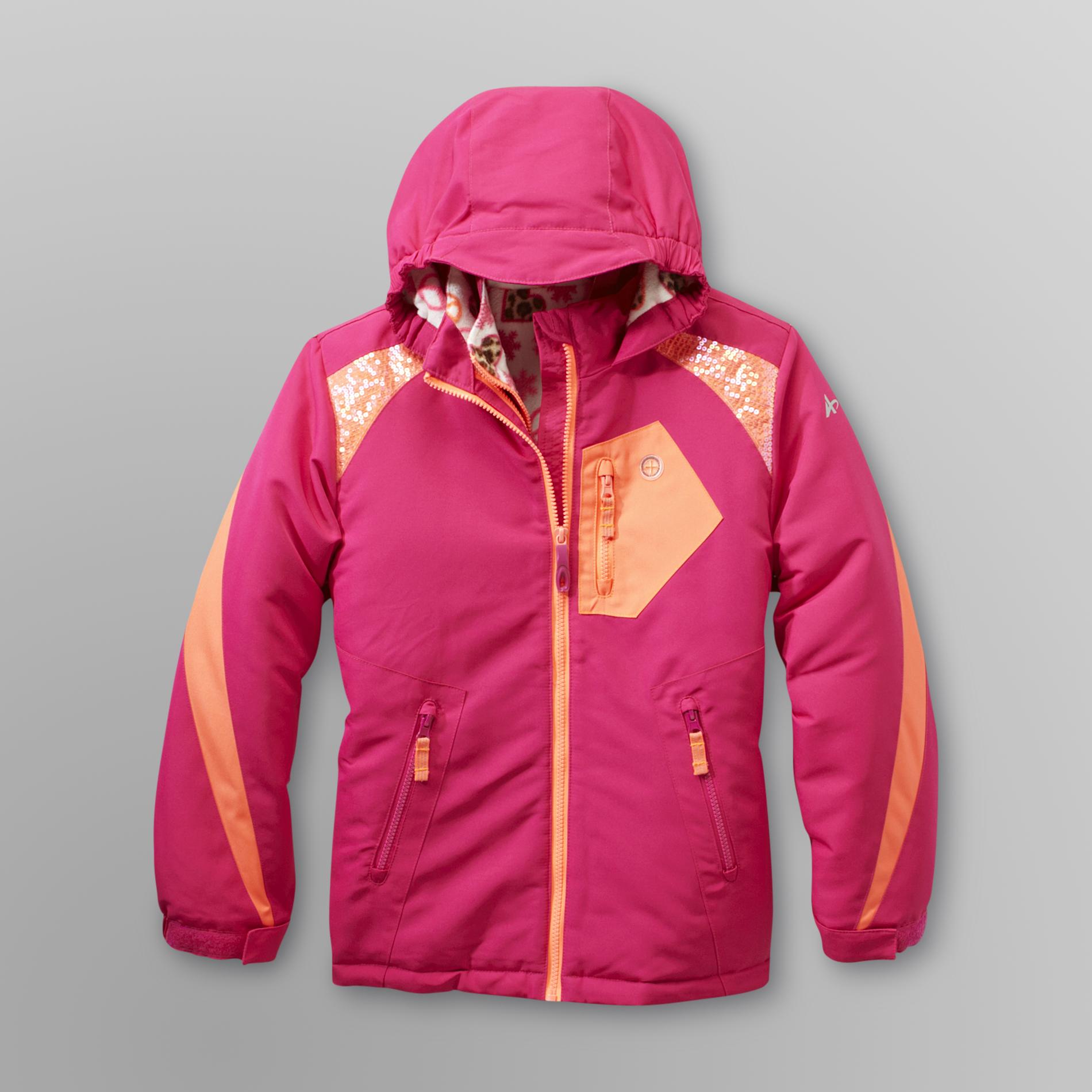 Athletech Girl's 4-in-1 Winter Coat - Sequins at Kmart.com