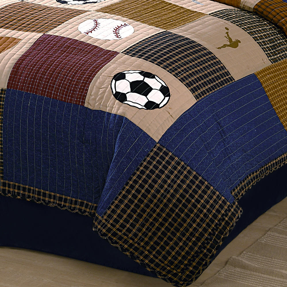 Classic Sports Quilt Set with Sham(s)
