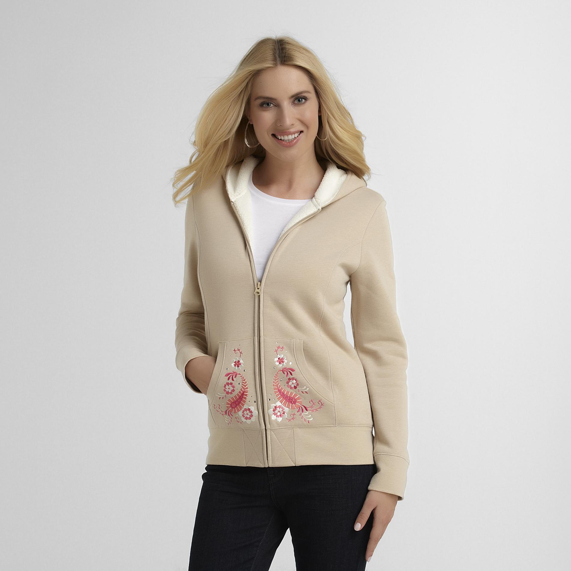 Basic Editions Women's Hoodie Jacket at mygofer.com