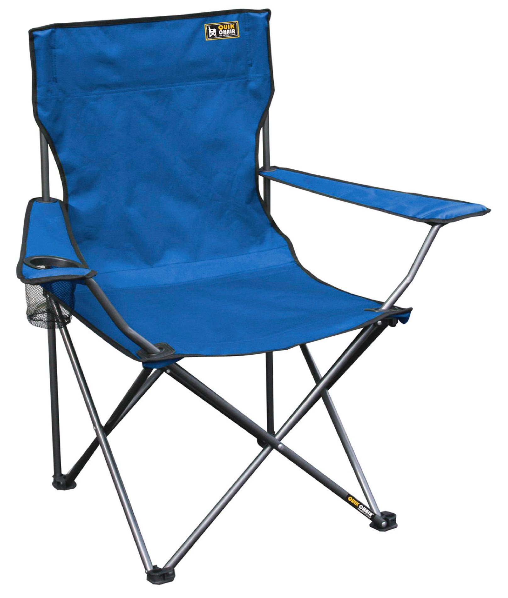 Quik Shade Folding Quad Chair - Royal Blue