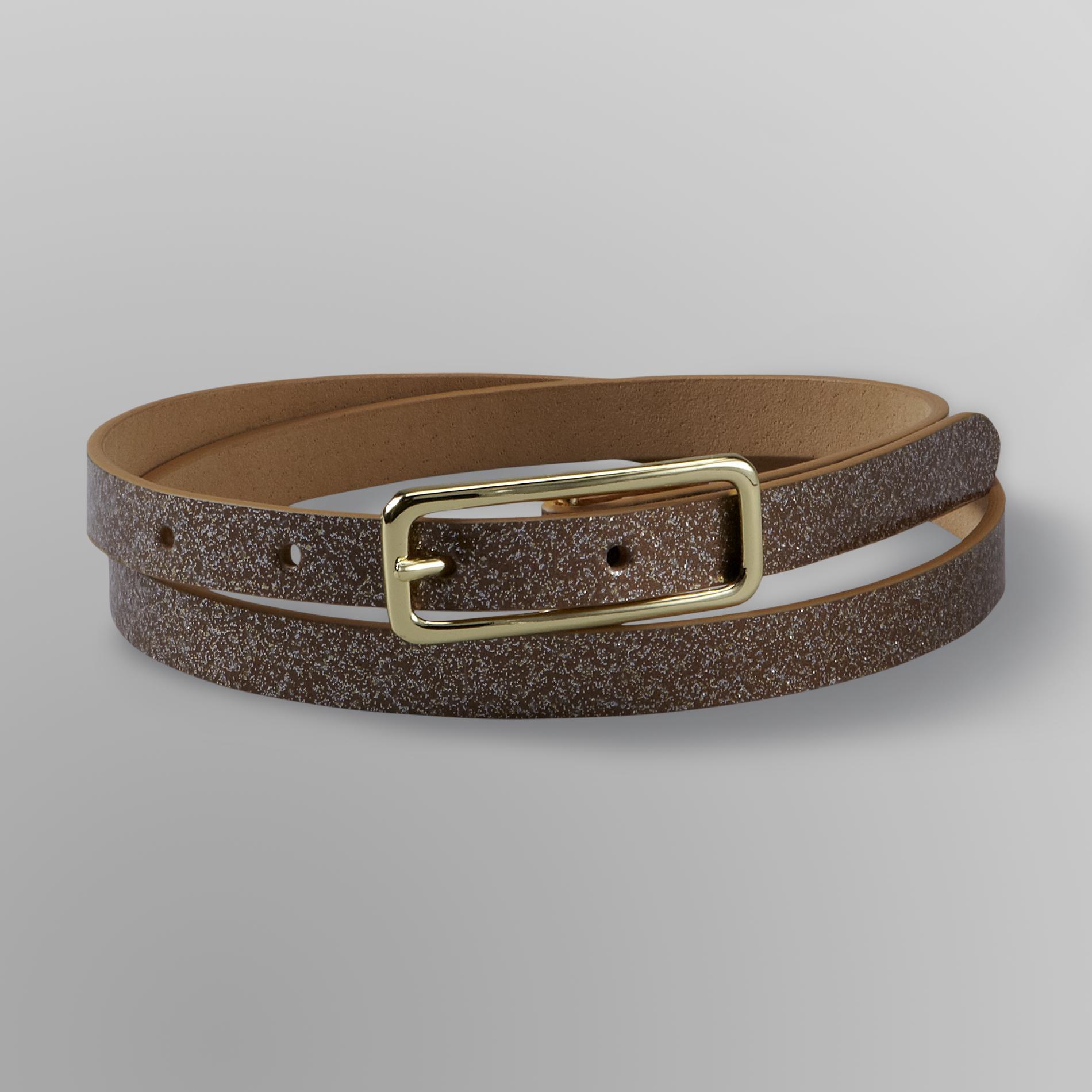 Sofia by Sofia Vergara Women's Skinny Belt - Glitter at Kmart.com