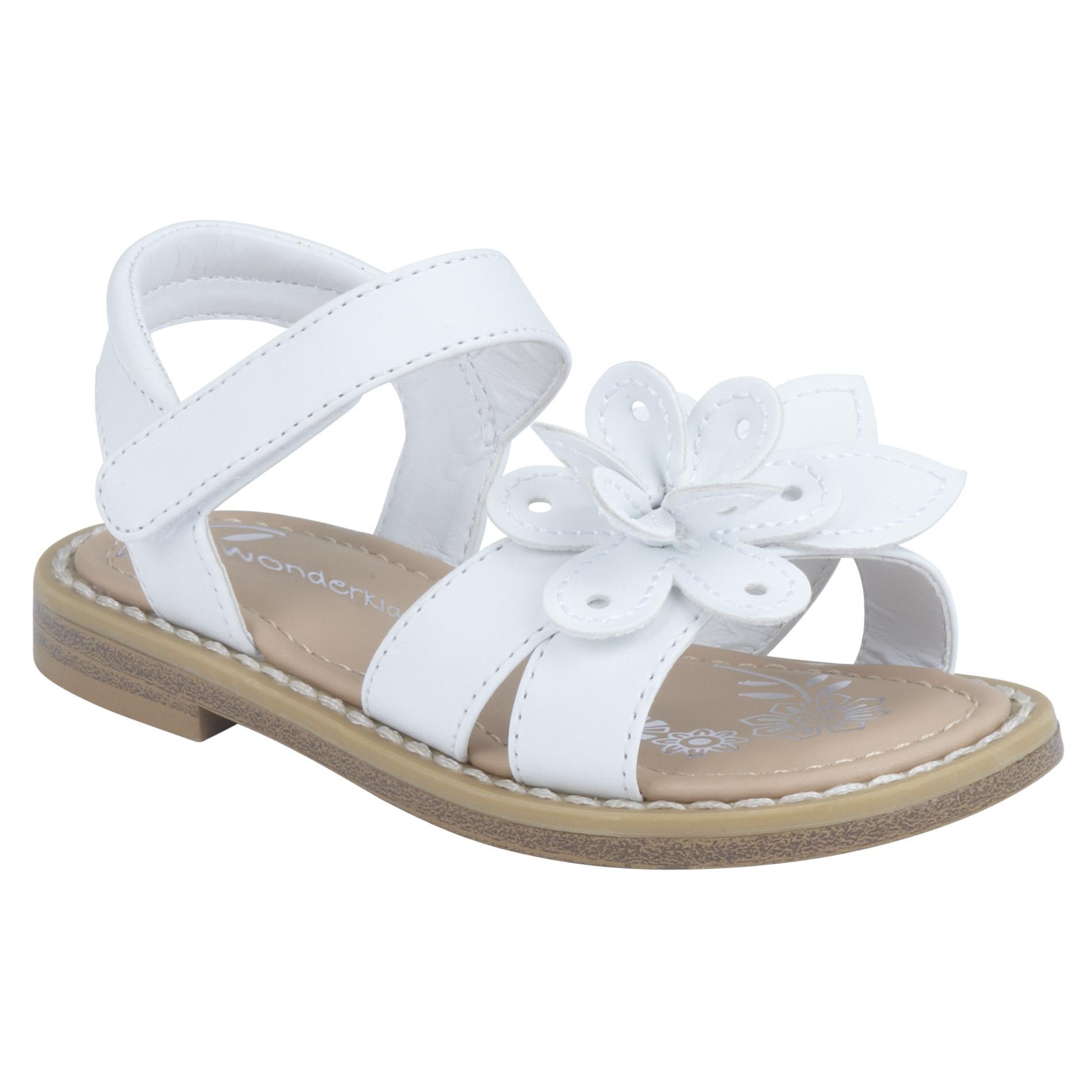 WonderKids Toddler Girl's Sandal Sable - White at Kmart.com