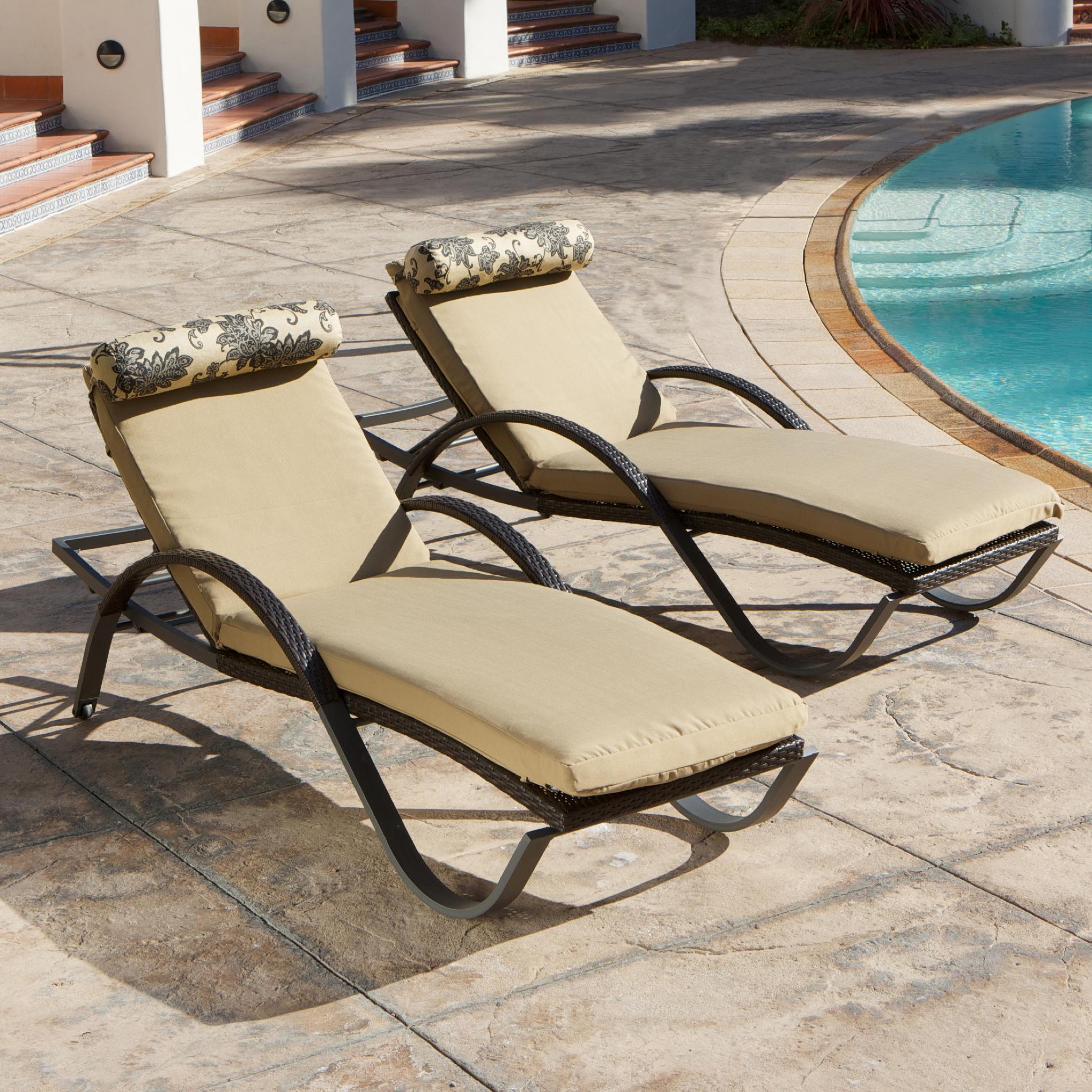 RST Outdoor Delano&trade; Deco Lounger with Mattress and Bolster Pillow Set (2-Pack) at Sears.com