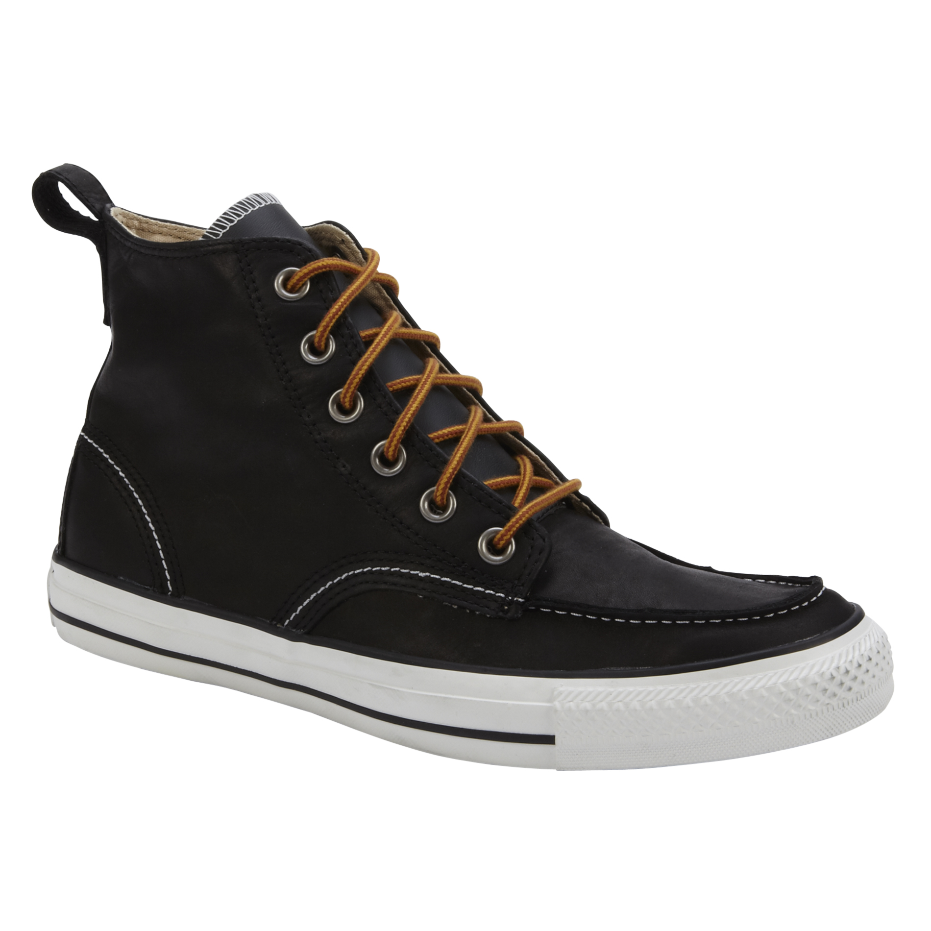 Converse Chuck Taylor All Star Men's Black Classic Leather Boots 7