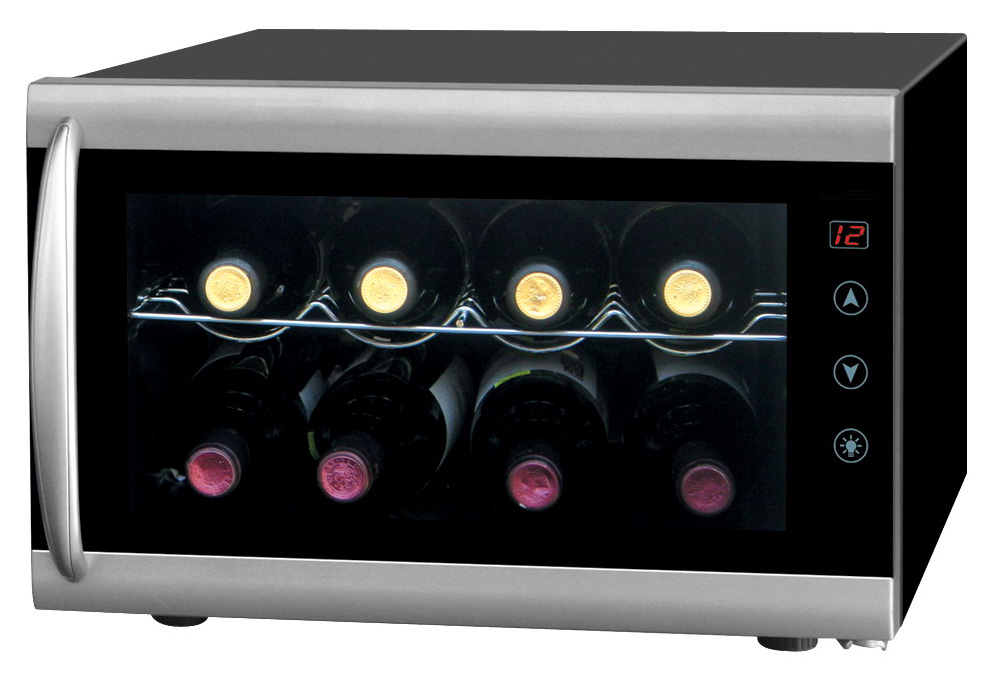 SPT WC-0802H Thermo-Electric Wine Cooler with Heating (8-bottles) Black