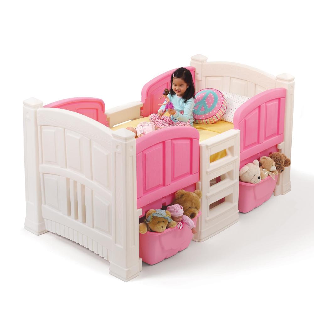 Girl's Loft & Storage Twin Bed