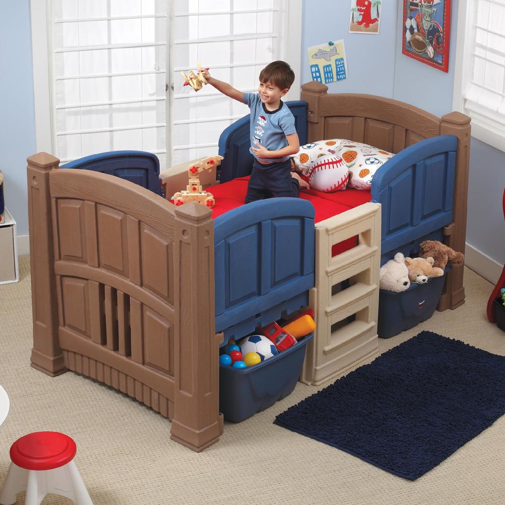 Boy's Loft & Storage Twin Bed