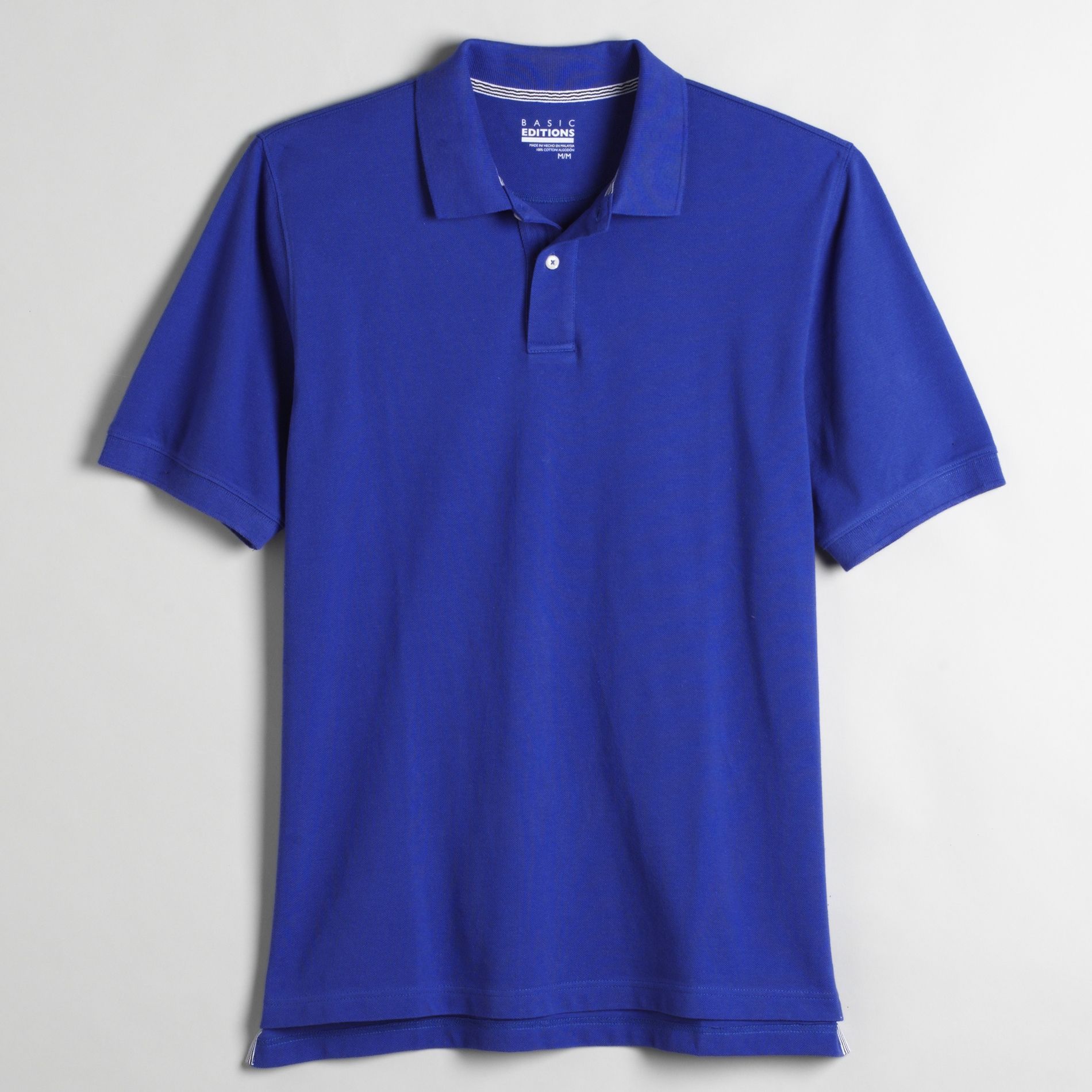 Basic Editions Men's Solid Pique Polo Shirt at Kmart.com