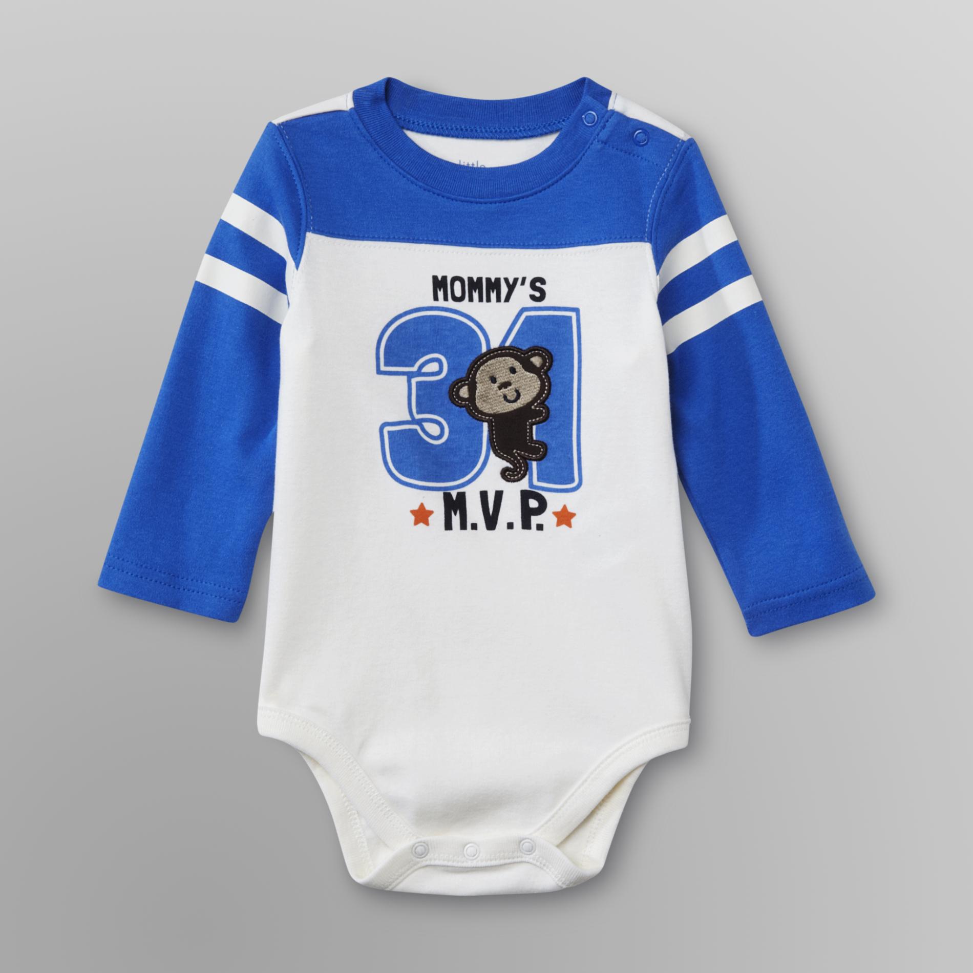 Little Wonders Infant Boy's Long-Sleeve Bodysuit - Mommy's M.V.P. at Sears.com