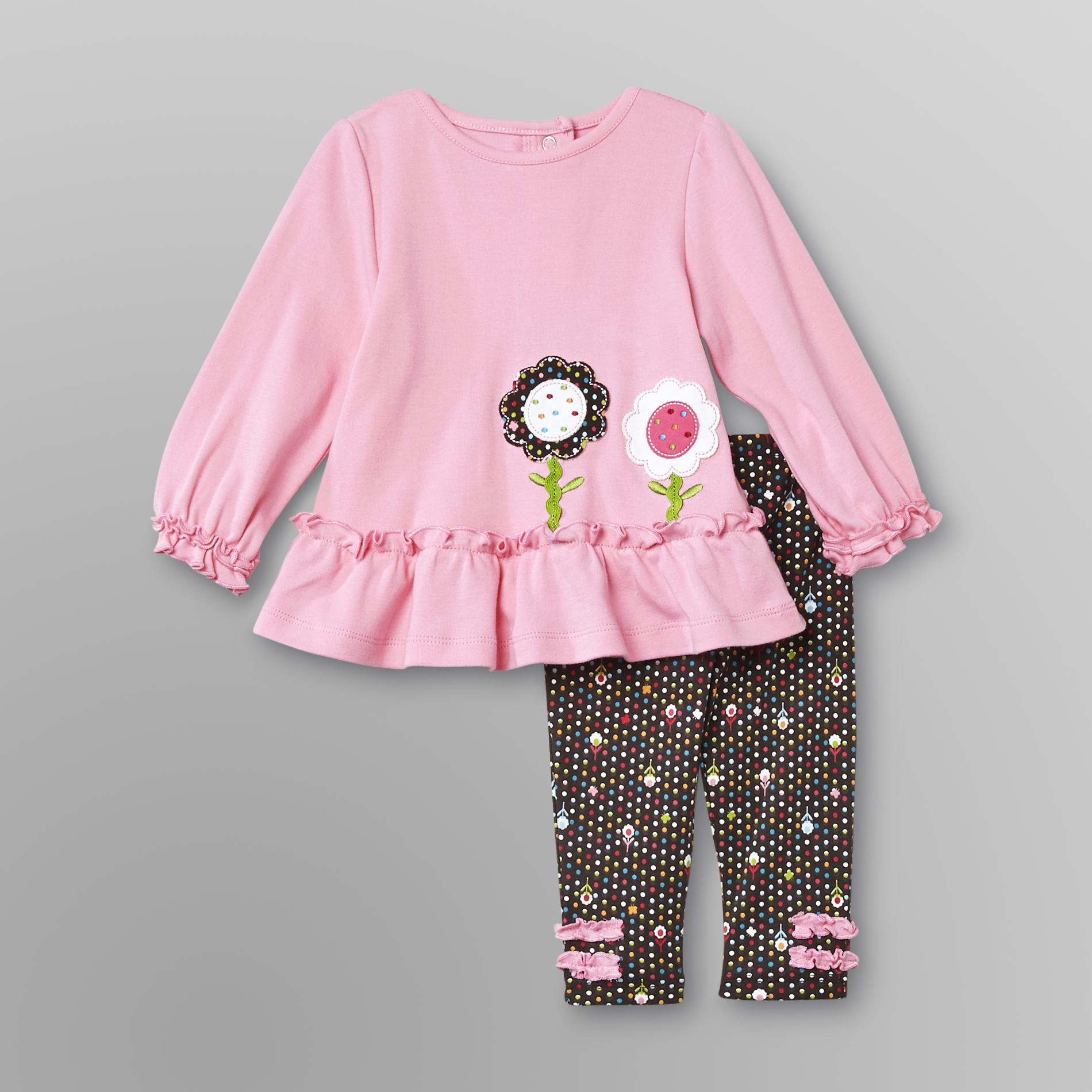 Little Wonders Infant Girl's Tunic Top & Leggings - Flowers at Sears.com