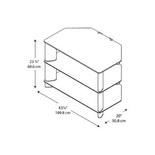 Bush Industries Bush Furniture Segments Collection Prestige Cherry ...
