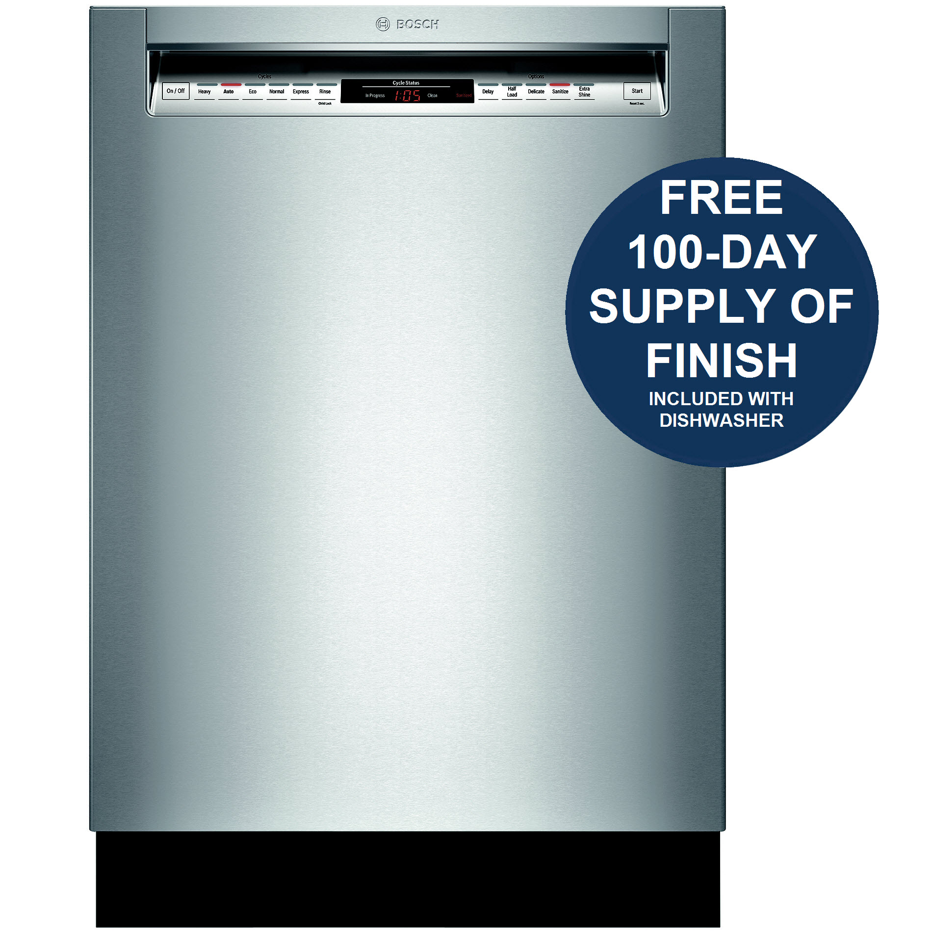 Bosch 800 Series Dishwasher Recessed Handle- 44 dBA-  6+5 at Sears.com