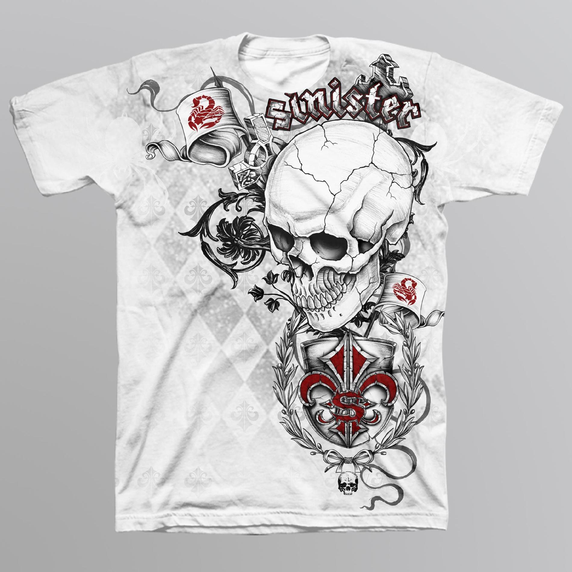 Sinister Men's Graphic T-Shirt - Skull at Kmart.com