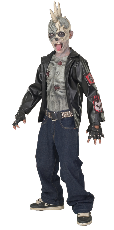 Boys Punk Zombie Halloween Costume