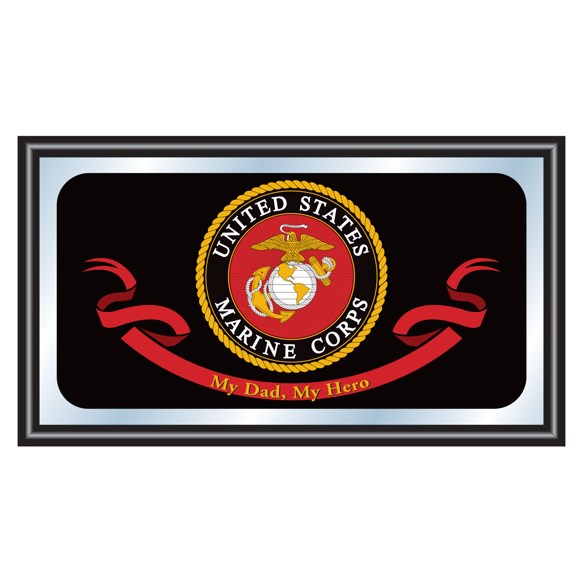 Trademark SEARS EXCLUSIVE USMC Framed Logo Mirror  My Dad at Kmart.com