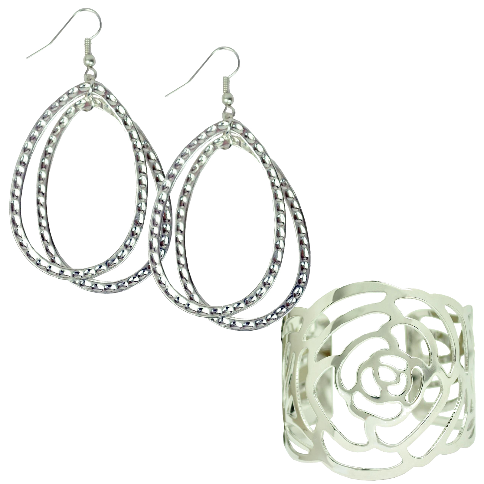 Studio S Trendy Silvertone Accessories Bundle at Sears.com