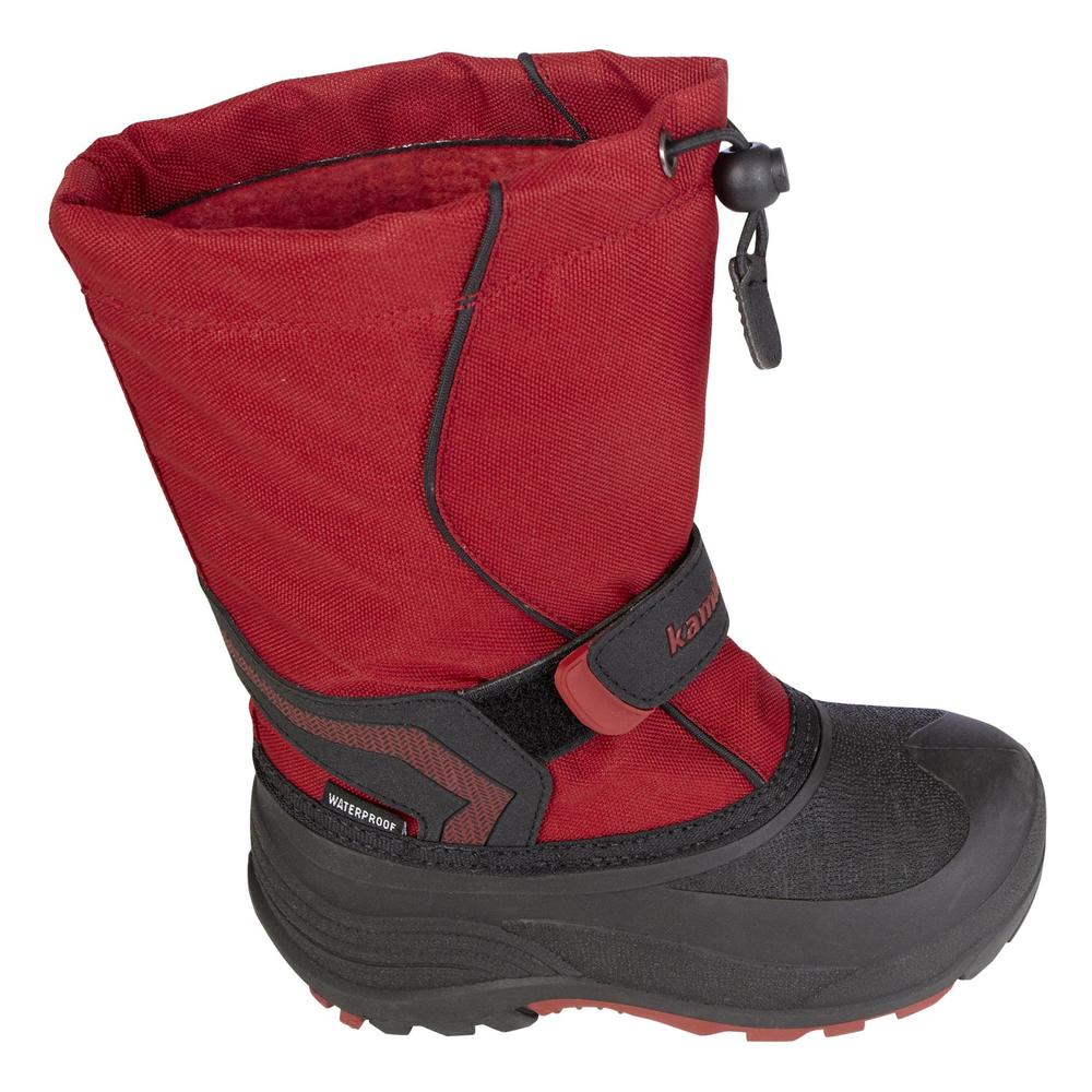 Kamik Youth's Weather Boot Snow Bank - Red