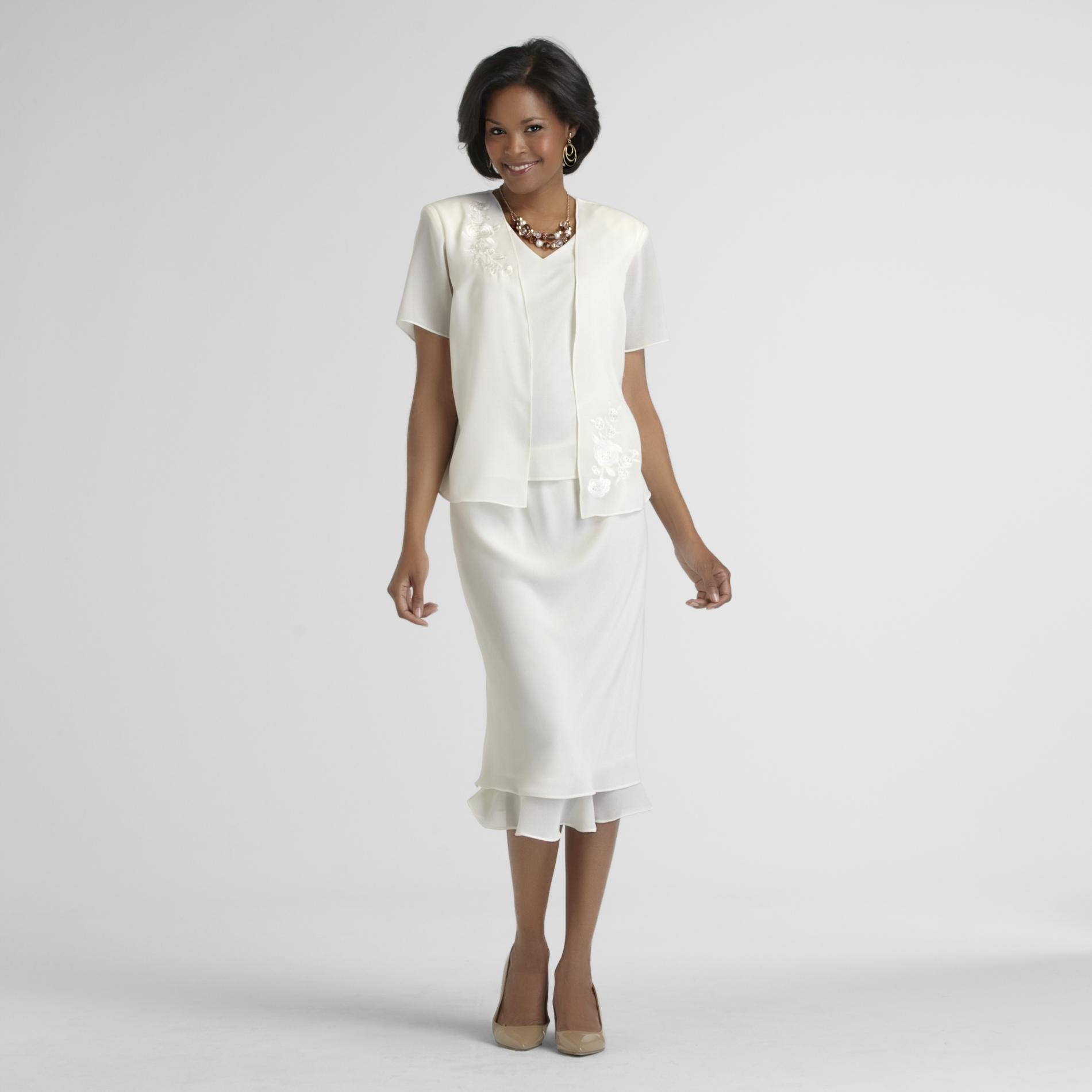 Darian Group Women's Layered Jacket Dress at Sears.com