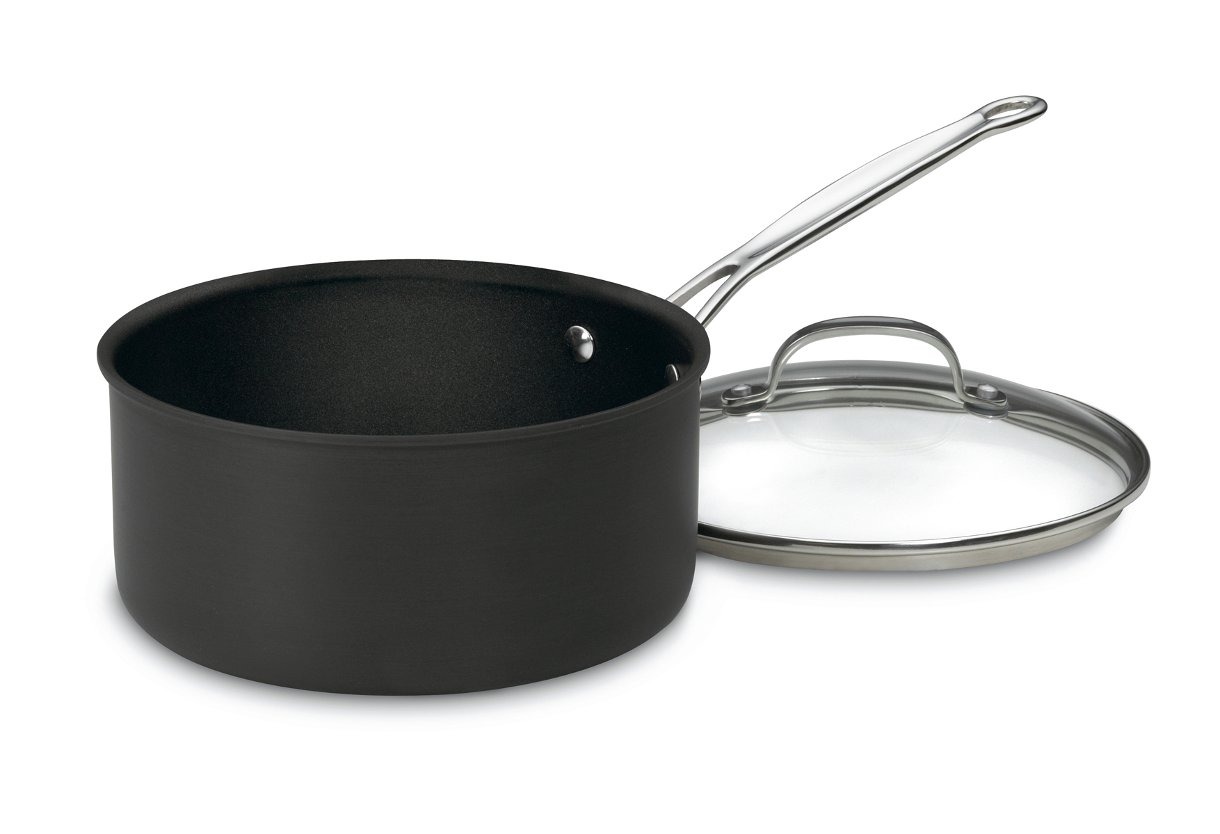 Cuisinart Chef's Classic Non-Stick Hard Anodized 3-Quart Saucepan with Cover