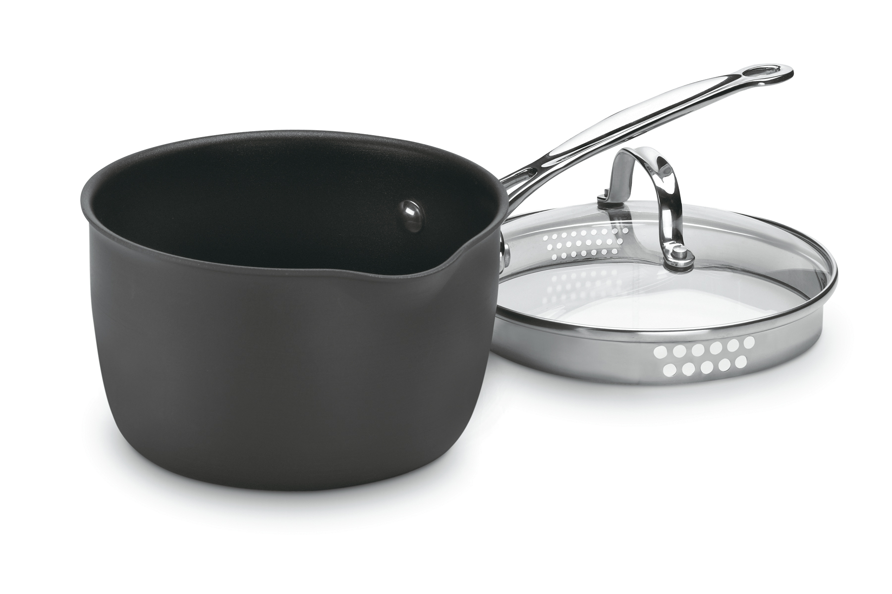 Cuisinart Chef's Classic Non-Stick Hard Anodized 3-Quart Cook and Pour Saucepan with Cover