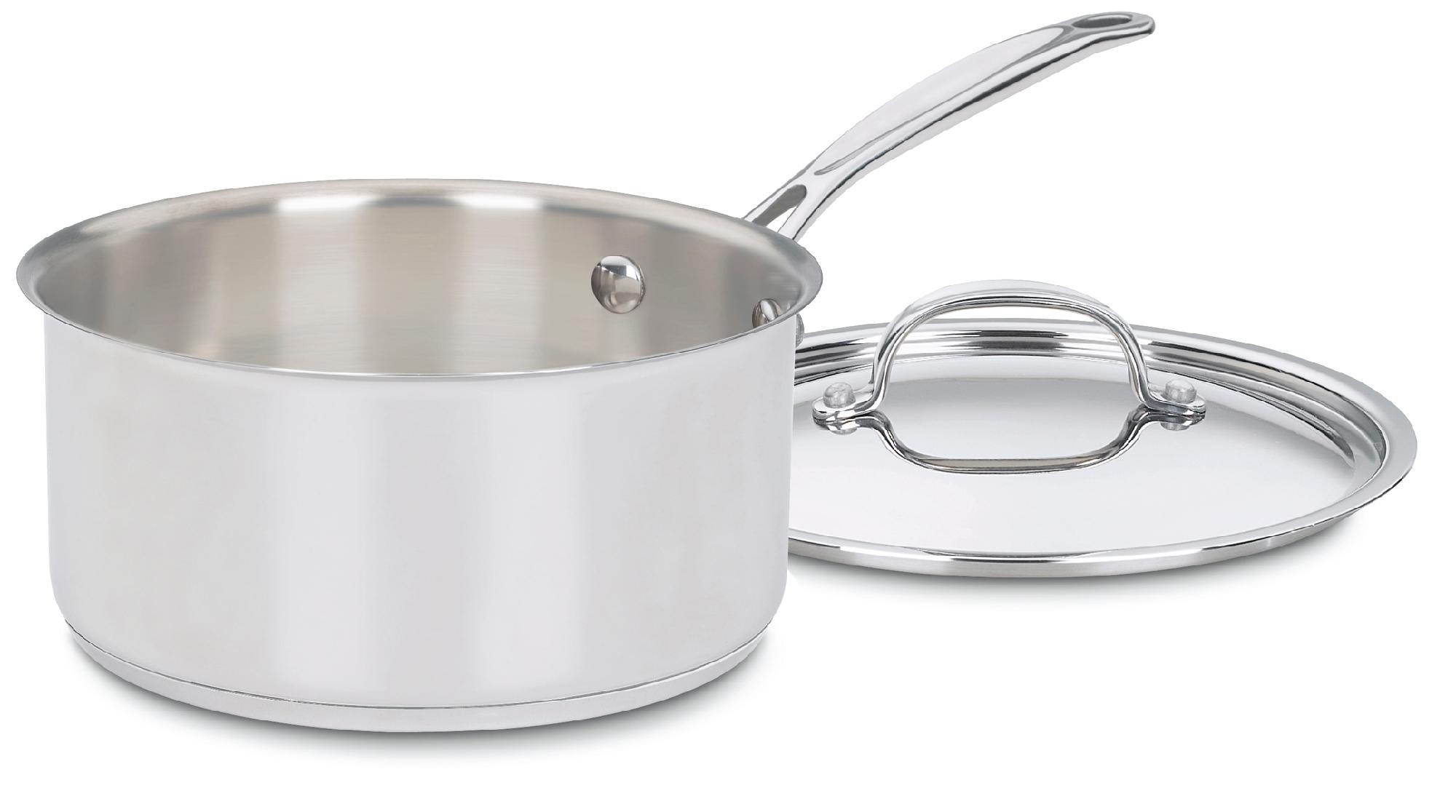 Cuisinart Chef's Classic Stainless 3-Quart Saucepan with Cover