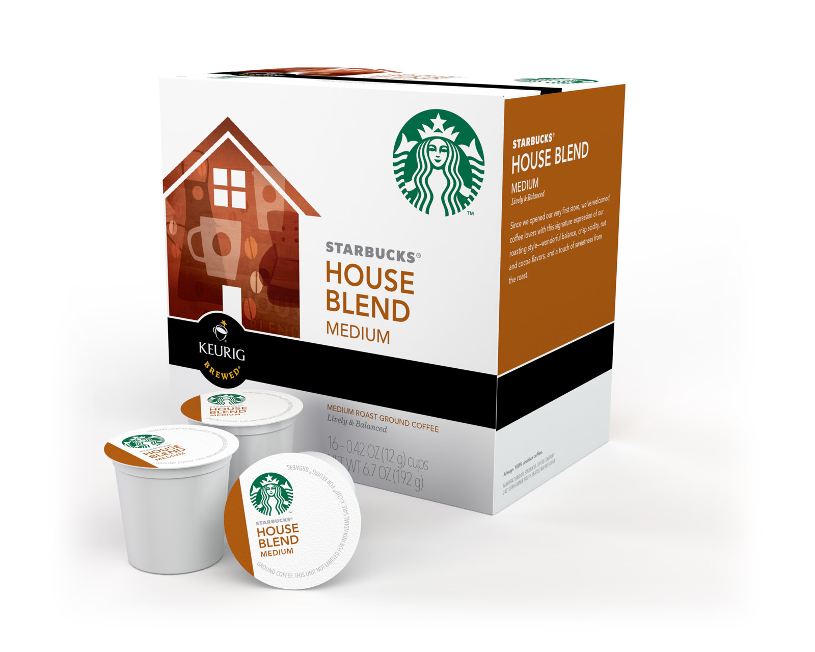 Starbucks House Blend 16 Count K-Cups