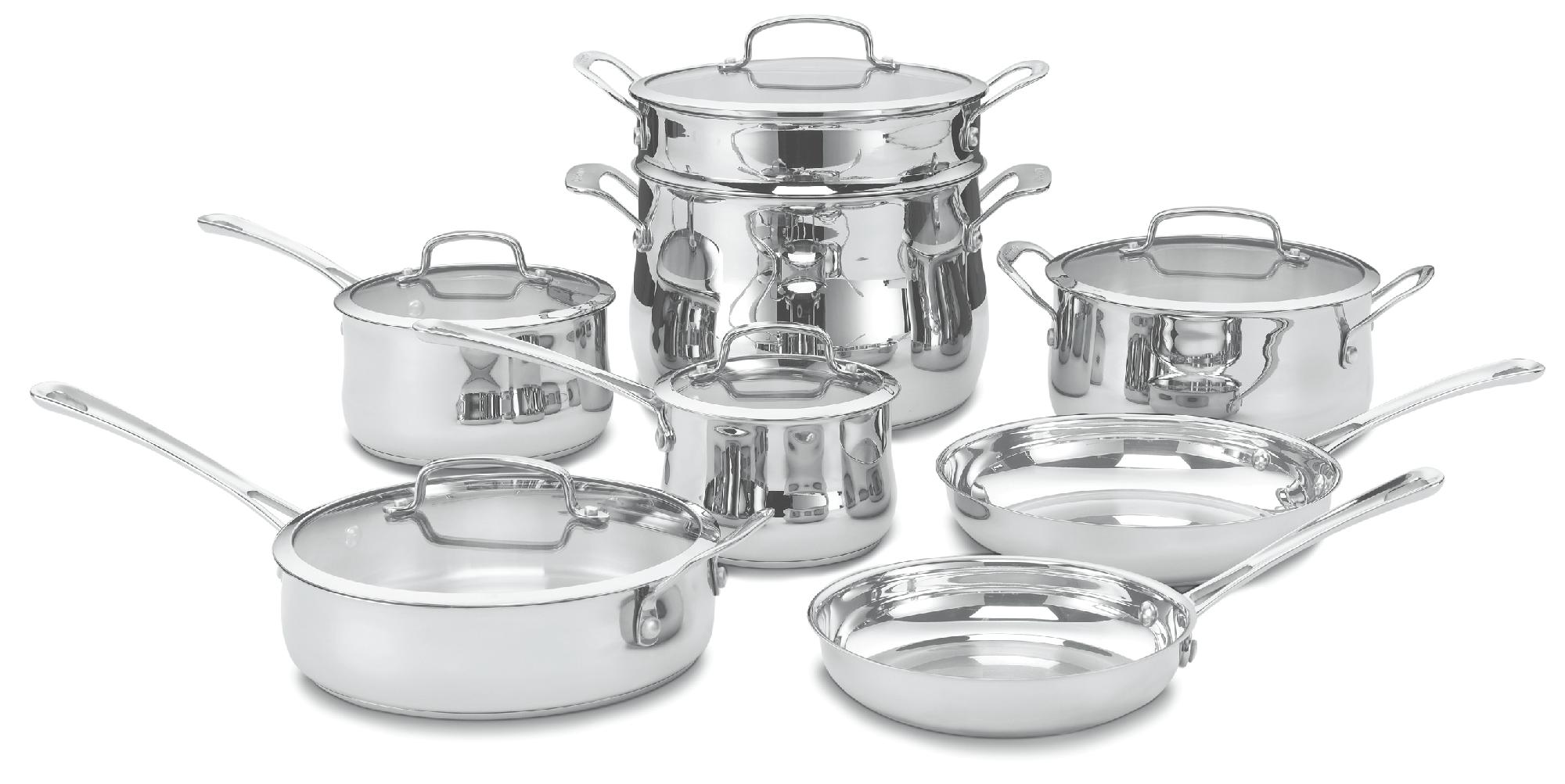 Cuisinart 13-Piece Set Contour Stainless Cookware