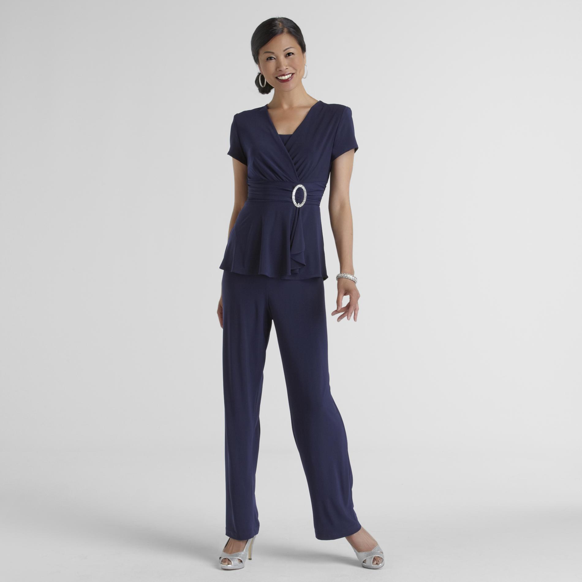 Kathy Roberts Women's Pantsuit - Rhinestone Accent at Sears