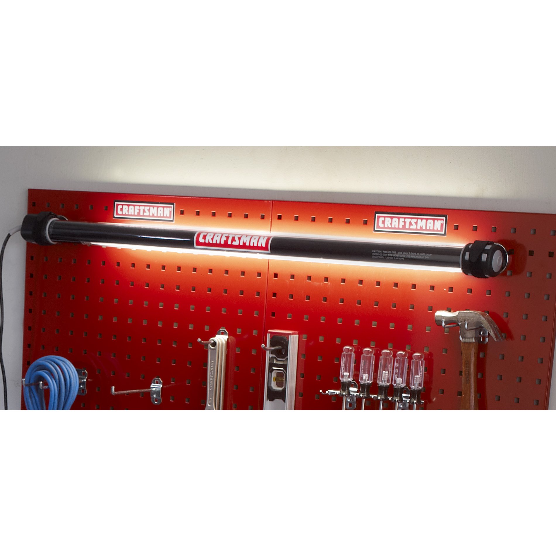 Craftsman Shop Work Light (track wall & tools not included)