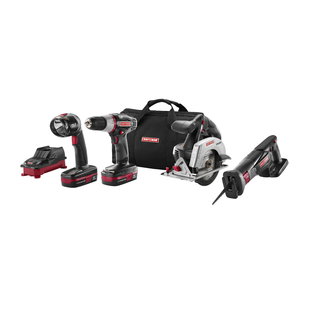Check Out Cheap Craftsman C3 19.2Volt 4Piece Lithium Combo Kit