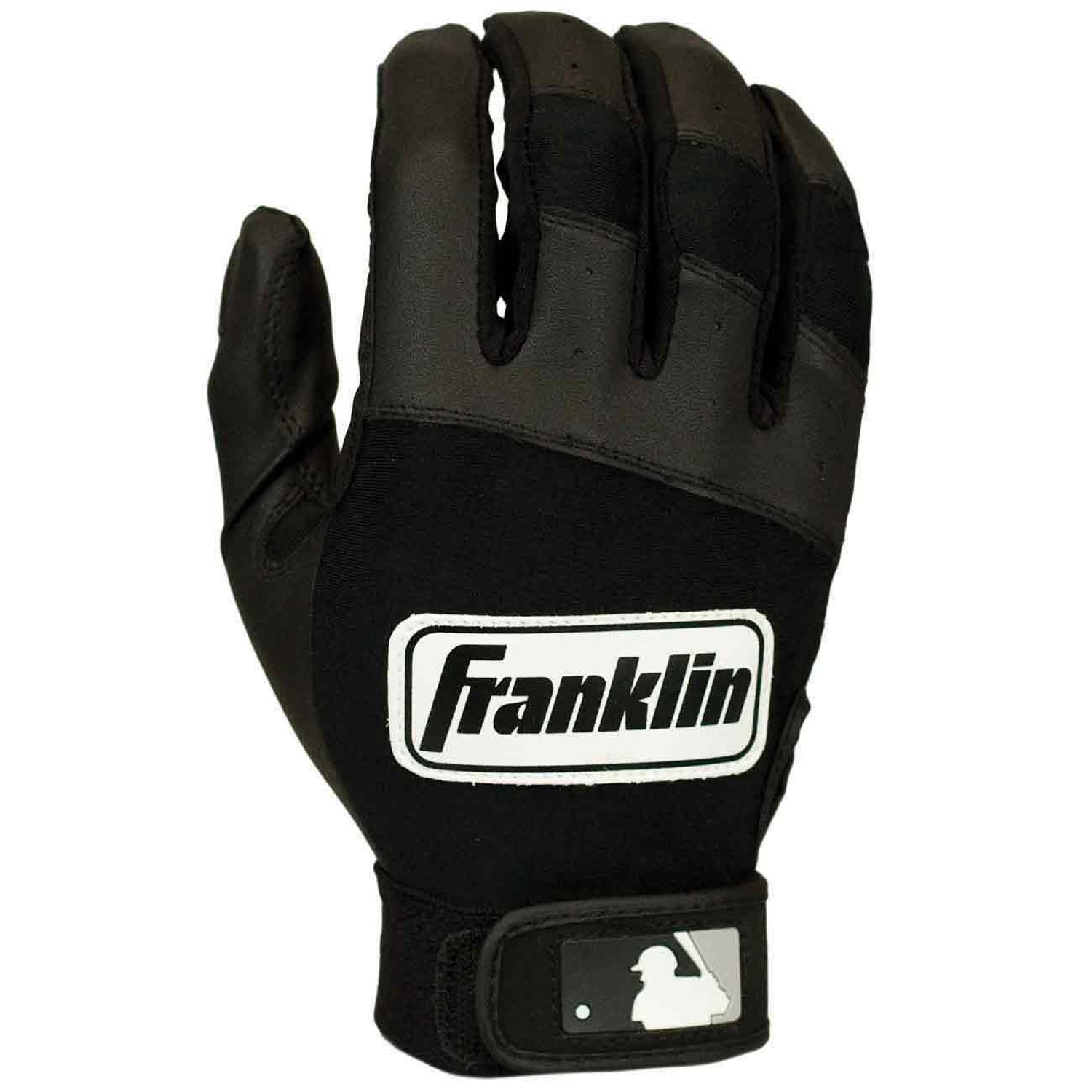 Franklin Sports MLB Youth Classic Series Batting Glove Black/Black XX-Small
