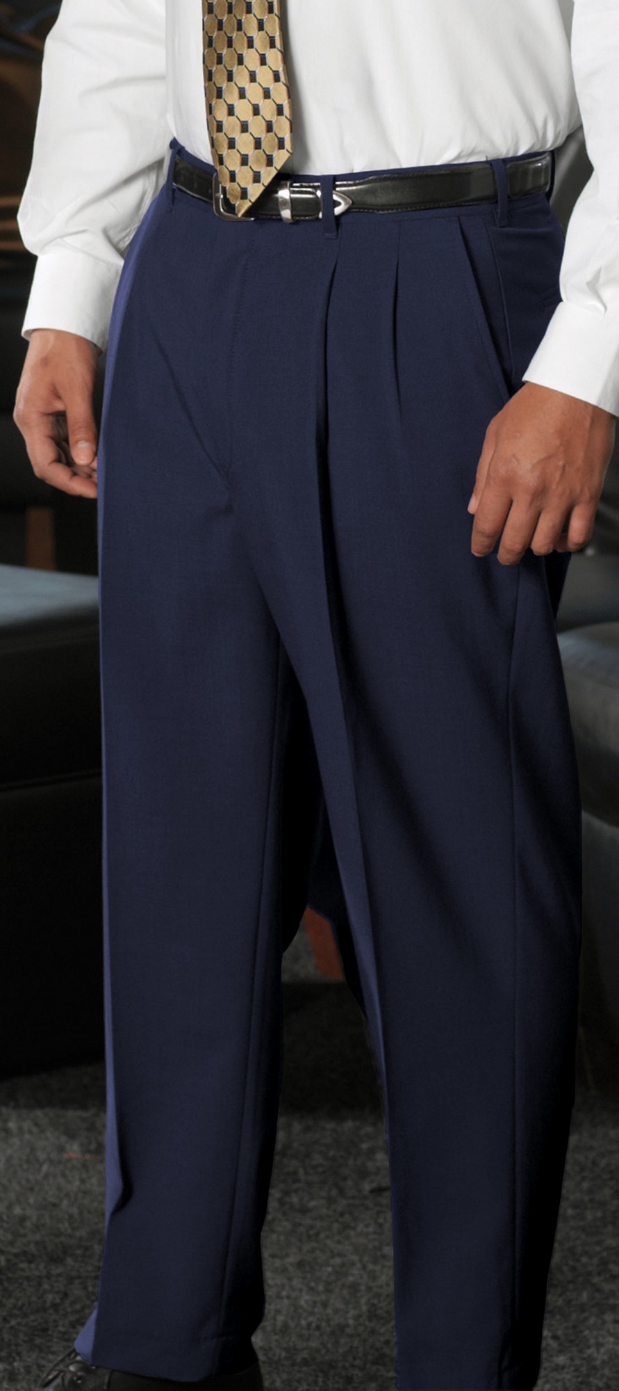 Edwards Men's Wool Blend Pleated Dress Pant at Sears.com