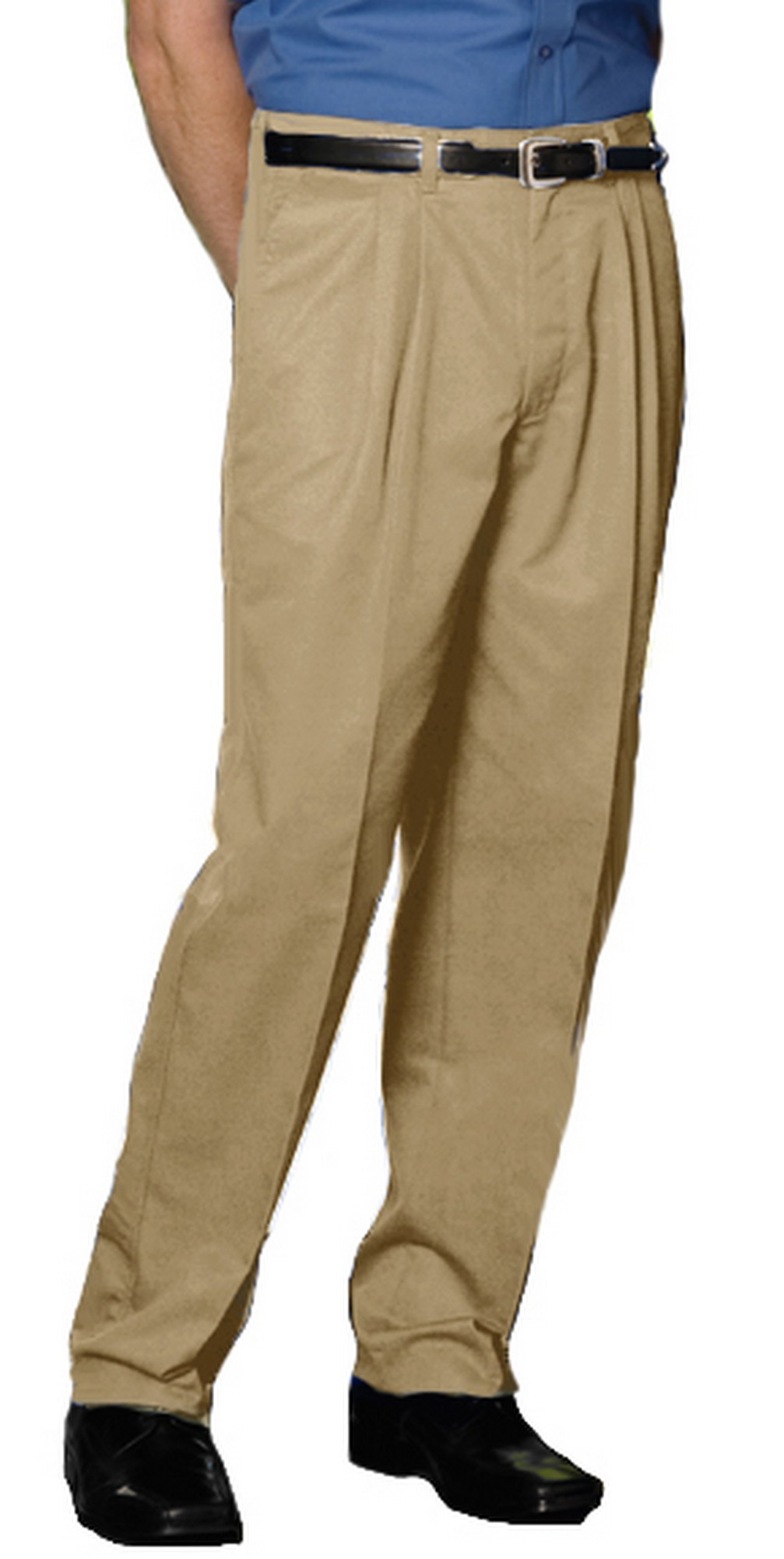Men's Blended Chino Pleated Pant - Online Exclusive