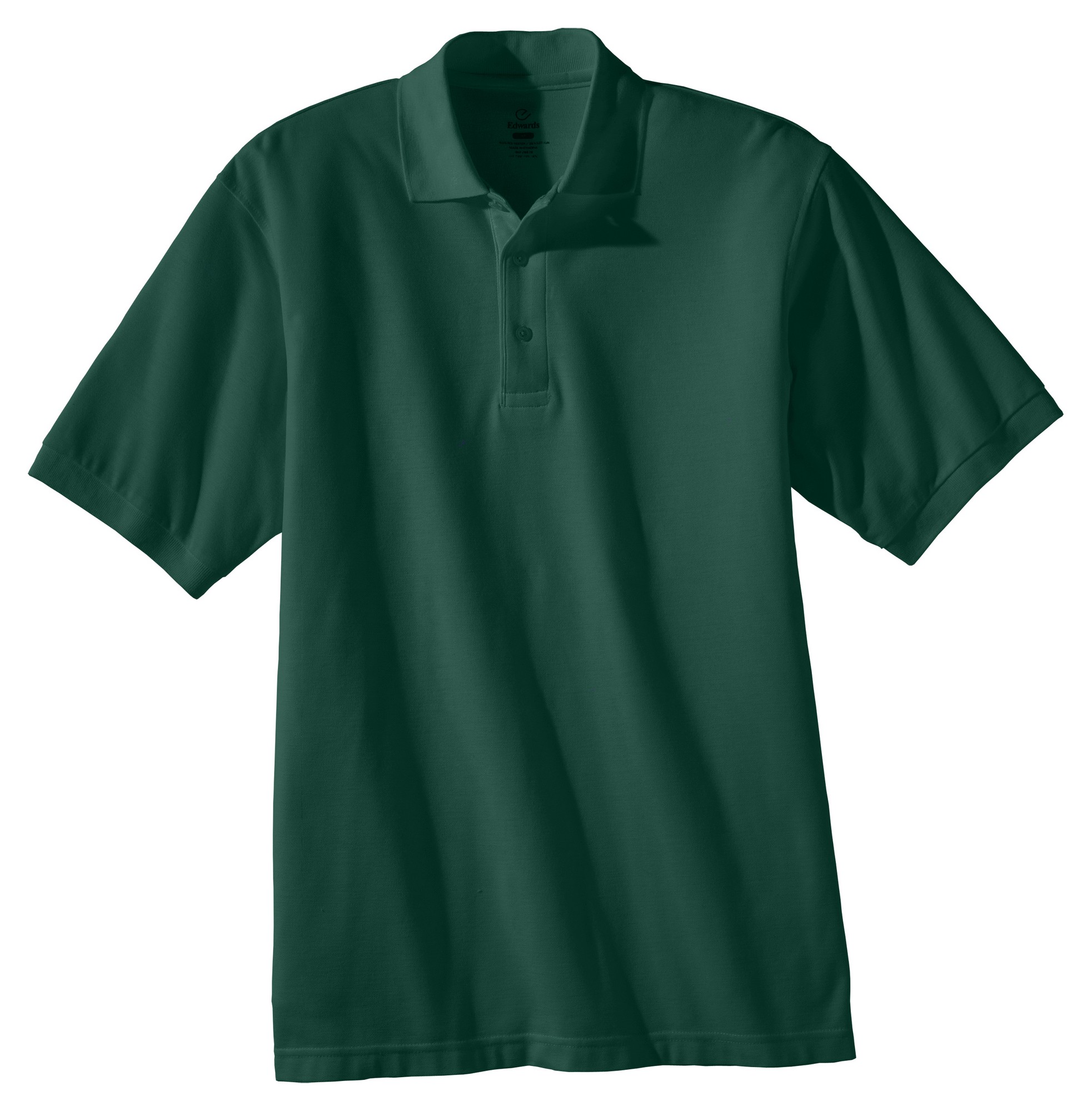 Men's Short Sleeve Soft Touch Blended Pique Polo