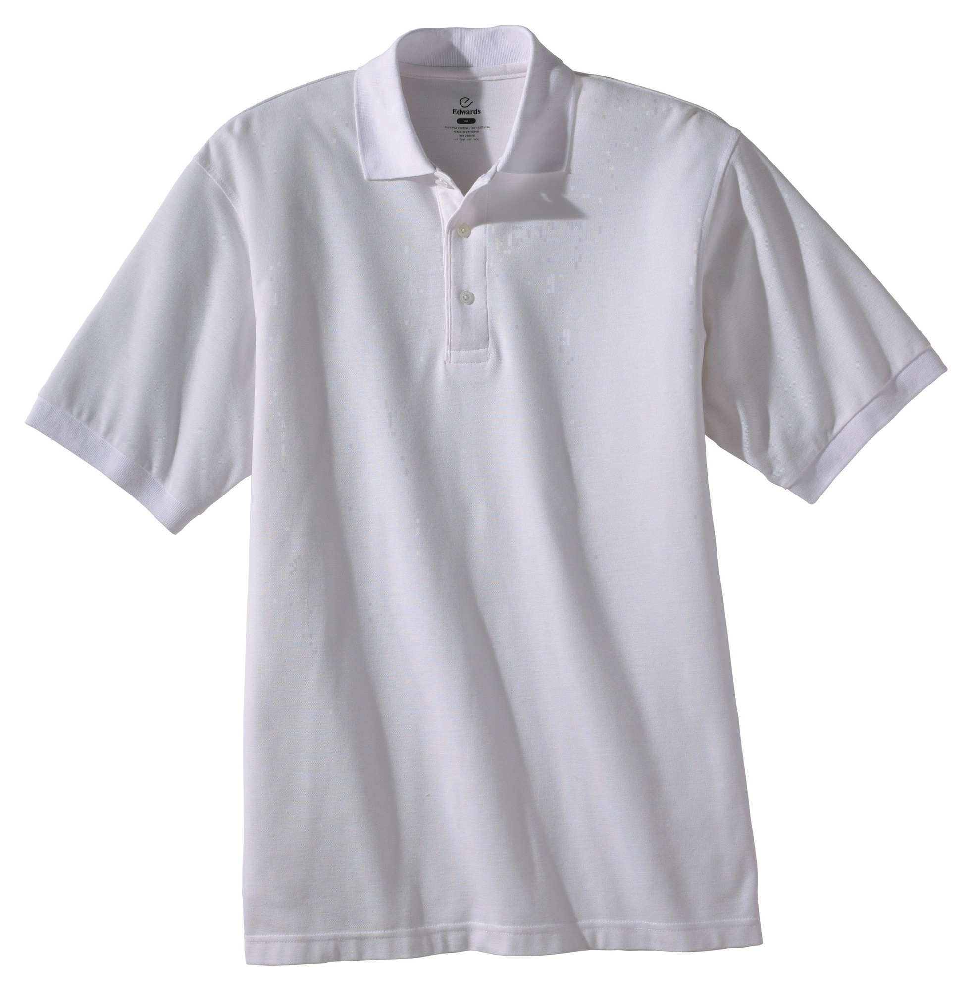 Men's Short Sleeve Soft Touch Blended Pique Polo