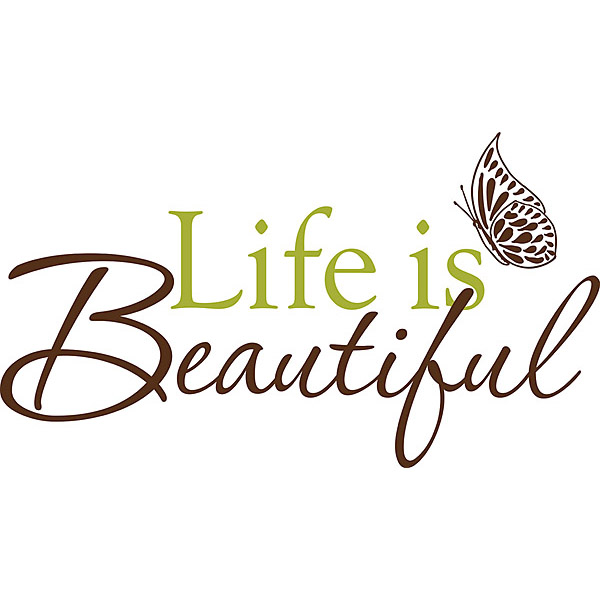 Life Is Beaut Wall Quote