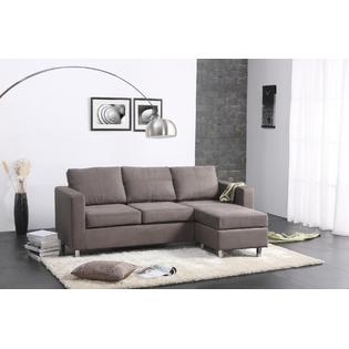 Small Spaces Microfiber Sectional | Infinite Autograph