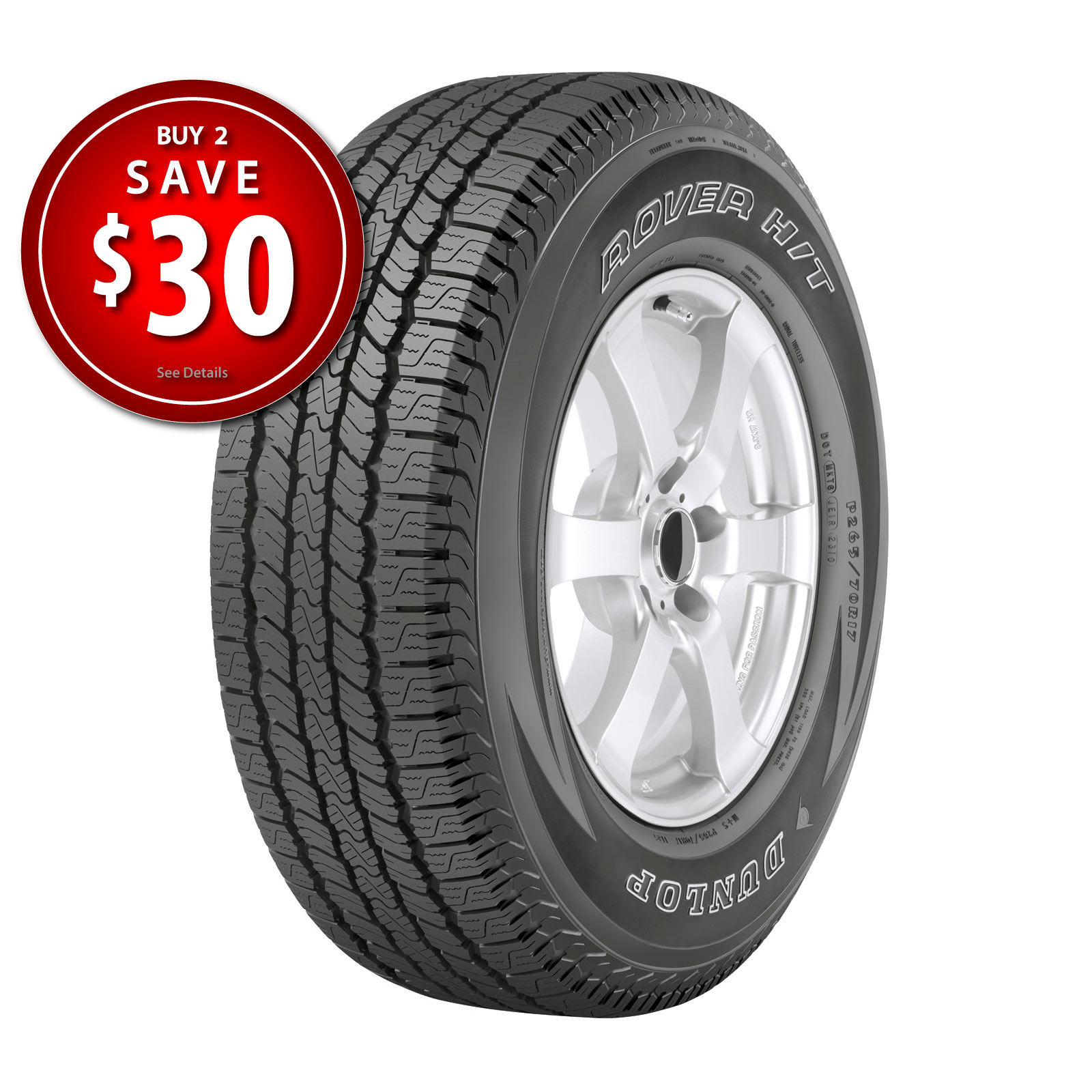 Dunlop Rover H/T - P265/75R16 114T OWL - All Season Tire