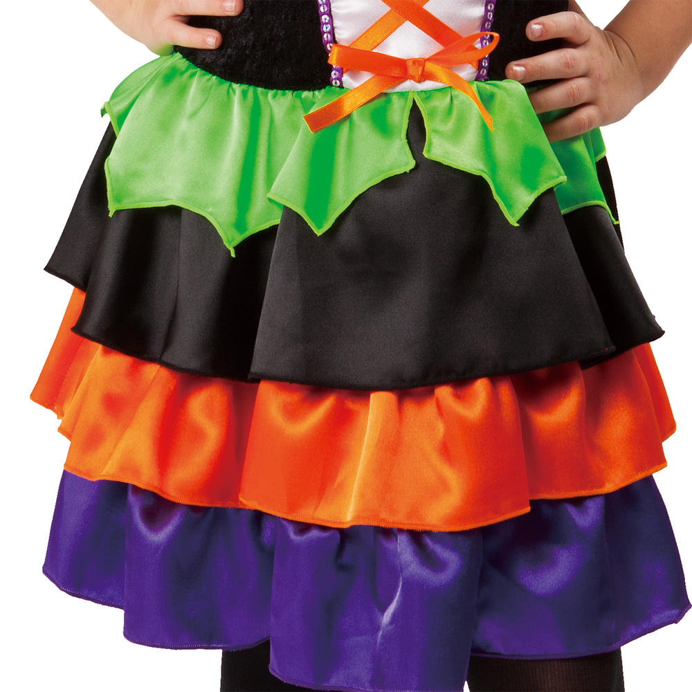 Rainbow Witch Girls Halloween Costume