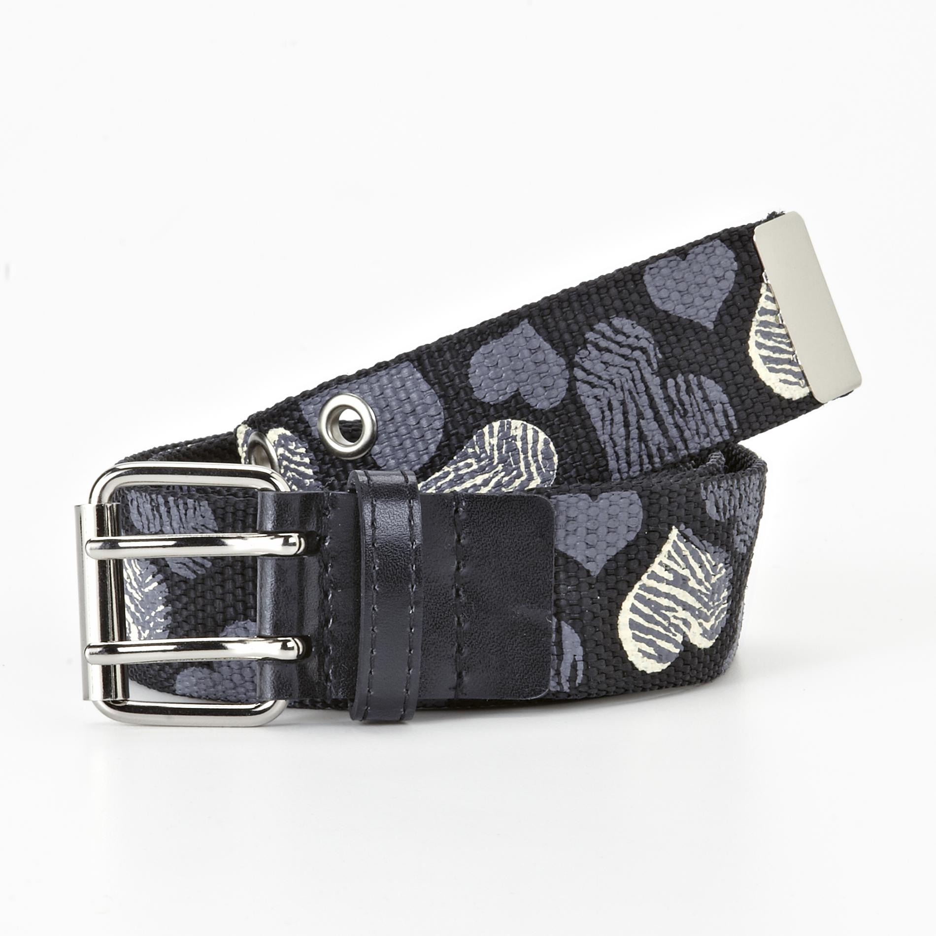 Joe Boxer Junior's Webbed Belt - Hearts at Kmart.com