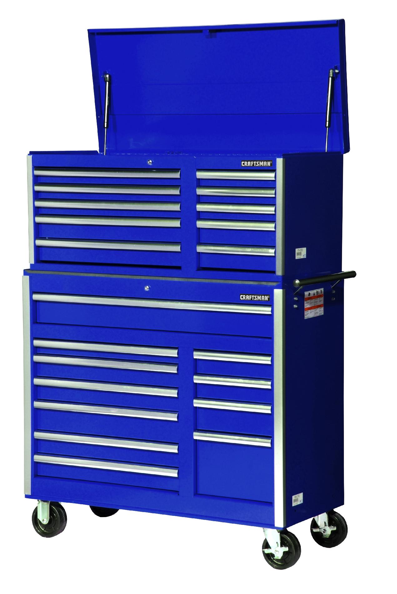 Craftsman 42-Inch 21-Drawer Tool Storage Combo  Blue